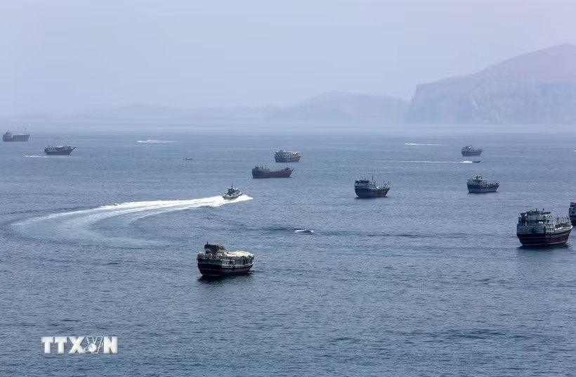 Eo biển Hormuz. (Ảnh: THX/TTXVN)