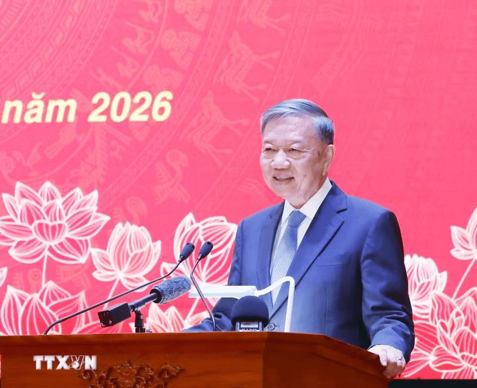 Tổng Bí thư, Chủ tịch nước Tô Lâm phát biểu chỉ đạo. Ảnh: TTXVN