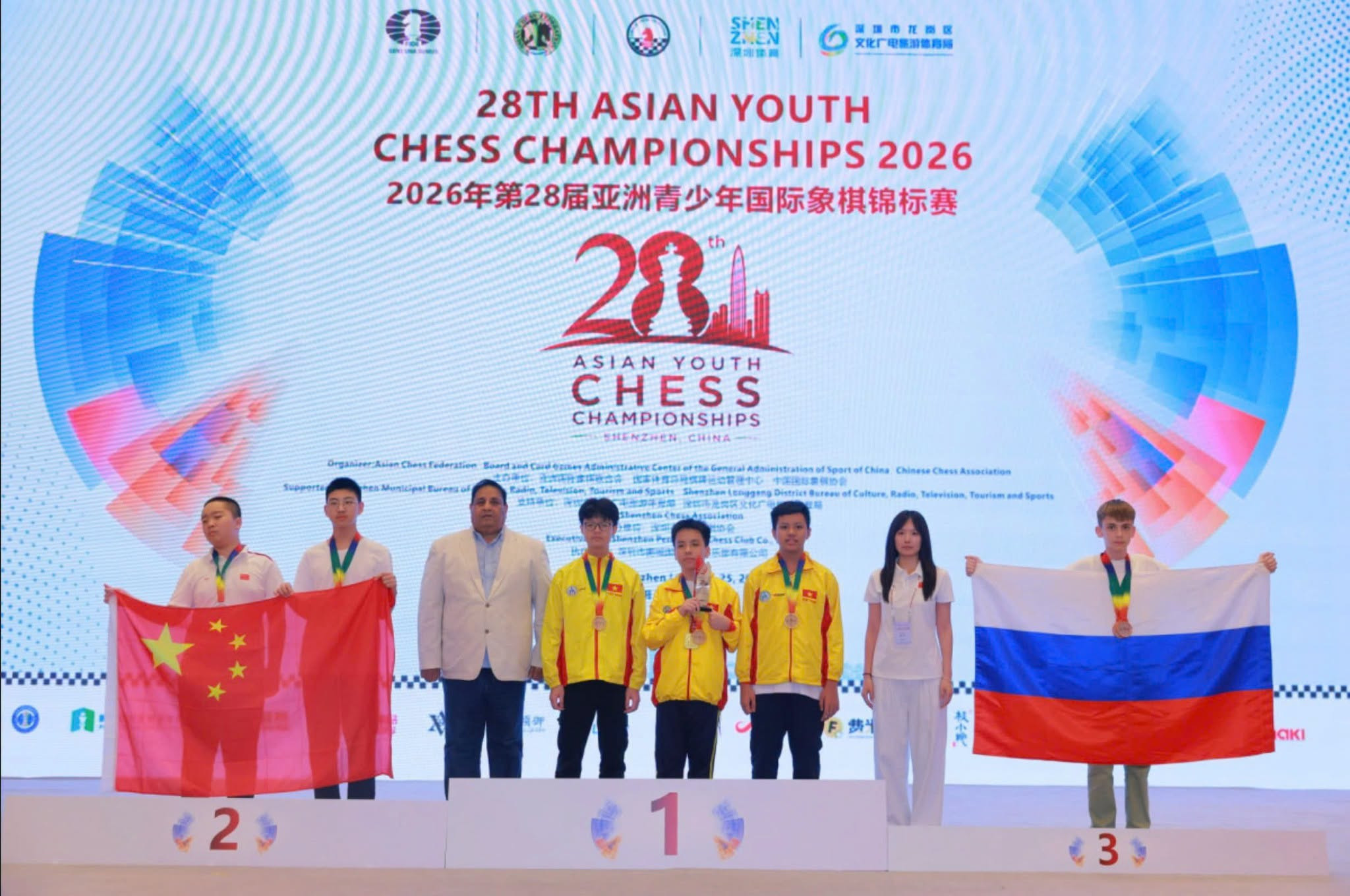 Cờ vua Việt Nam bội thu huy chương tại giải vô địch trẻ châu Á 2026 - Ảnh 1. Cờ vua Việt Nam bội thu huy chương tại giải vô địch trẻ châu Á 2026 - Ảnh 1.