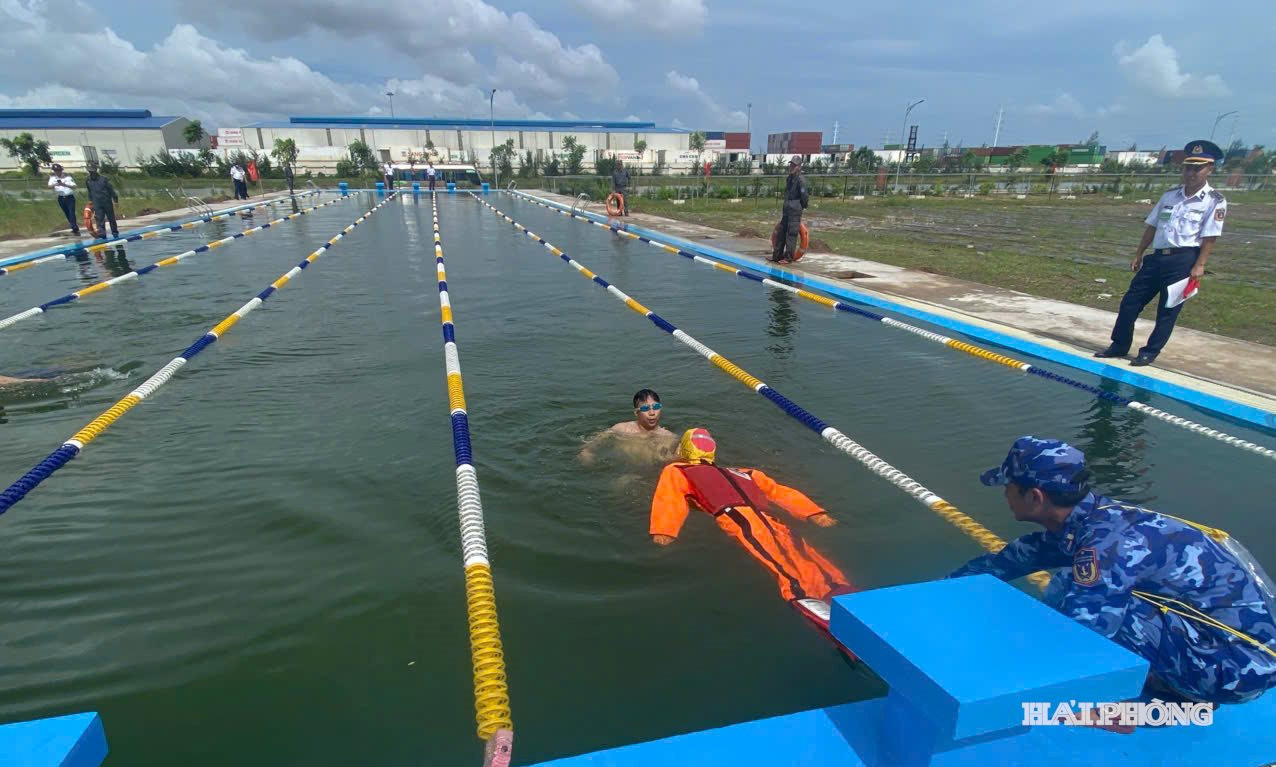 Nội dung thi bơi cứu đuối - điểm mới của Hội thi-Hội thao năm nay