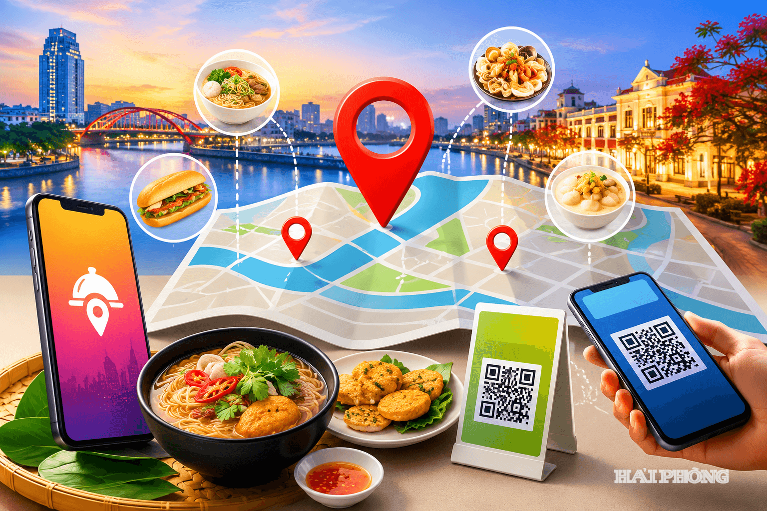 Việc số hóa các cơ sở ẩm thực và thanh toán không dùng tiền mặt, góp phần nâng cao trải nghiệm du khách và quảng bá ẩm thực Hải Phòng.