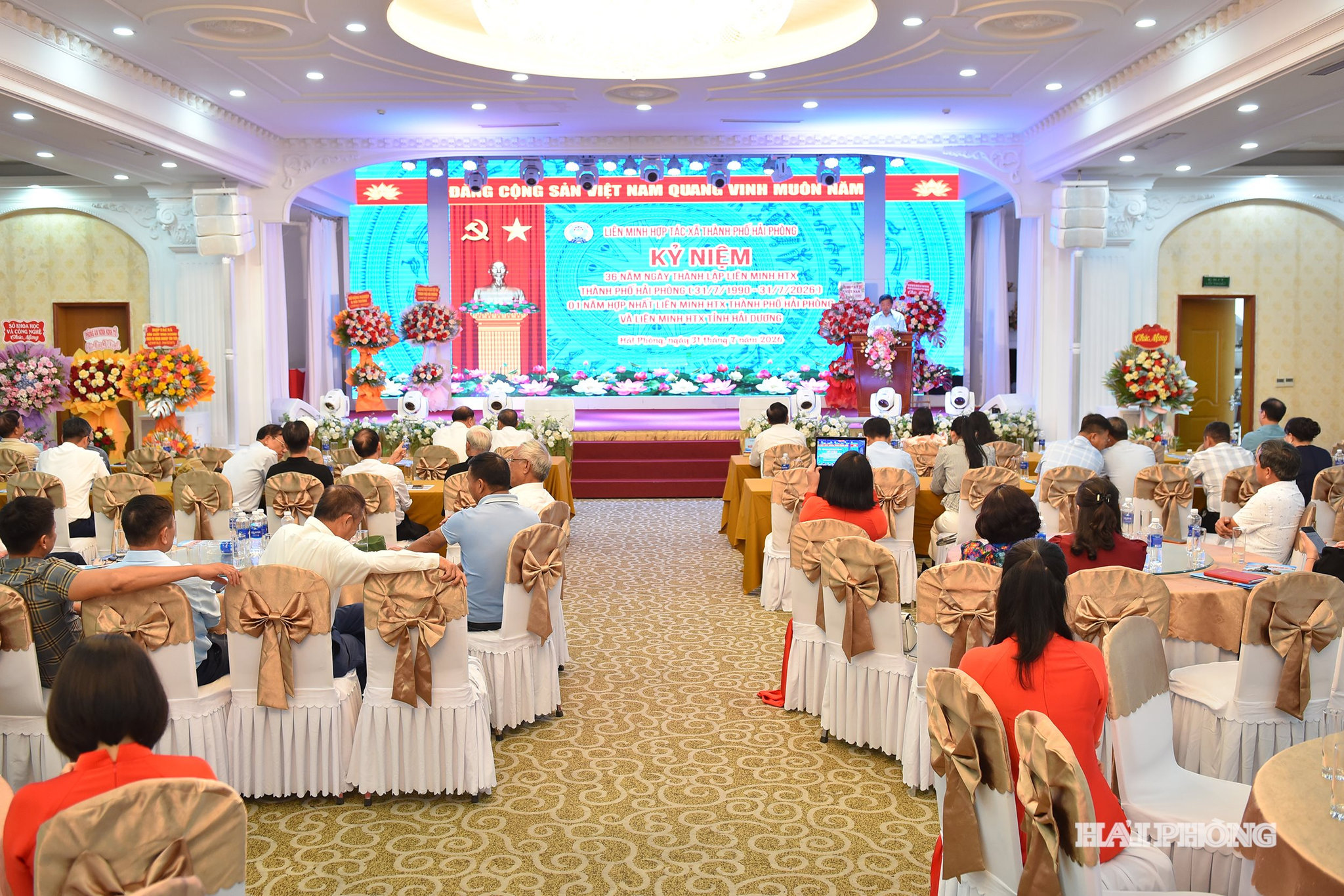 Quang cảnh lễ kỷ niệm.