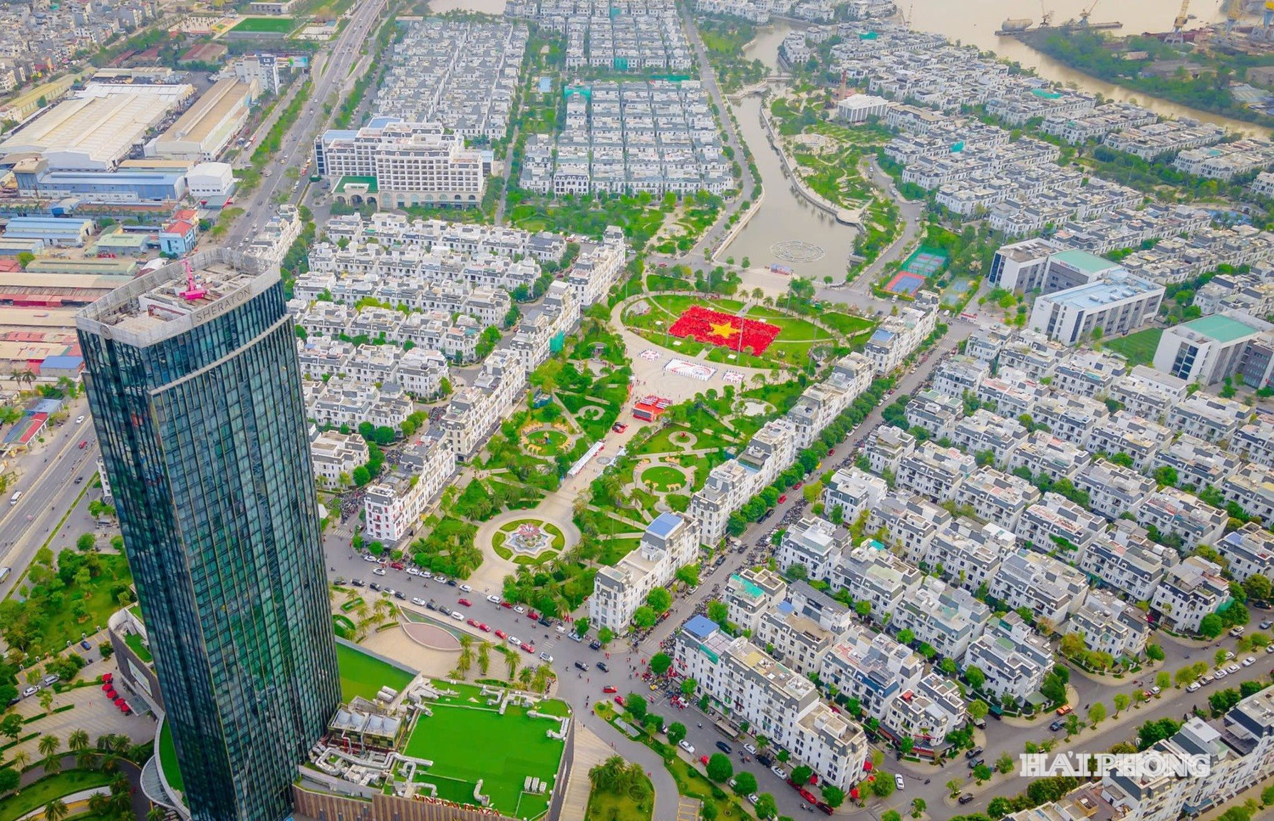 Khu đô thị Vinhomes Imperia, phường Hồng Bàng có nhiều tiện ích trong nội khu.