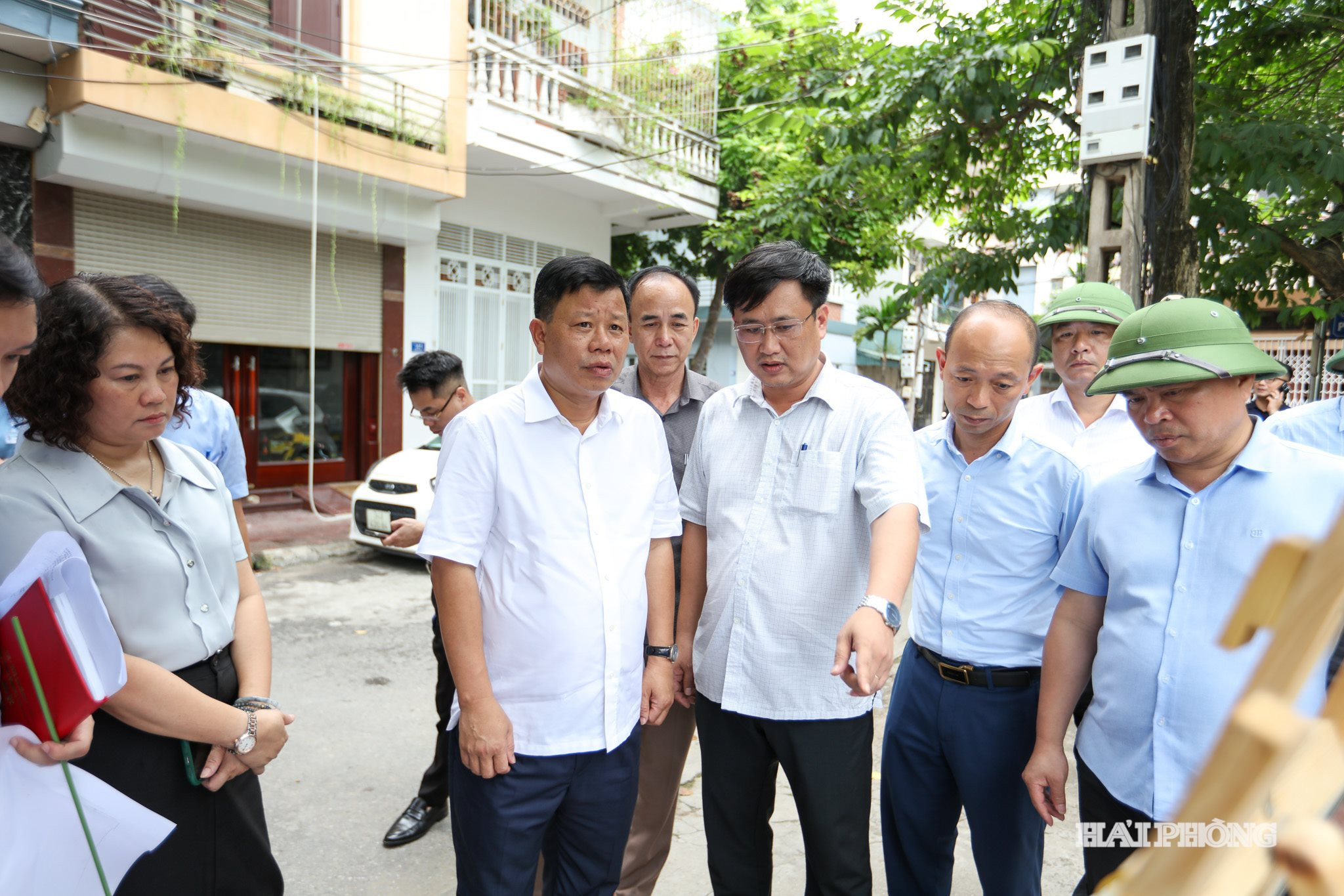 Kiểm tra tại Dự án đầu tư xây dựng Khu dân cư Quán Thánh