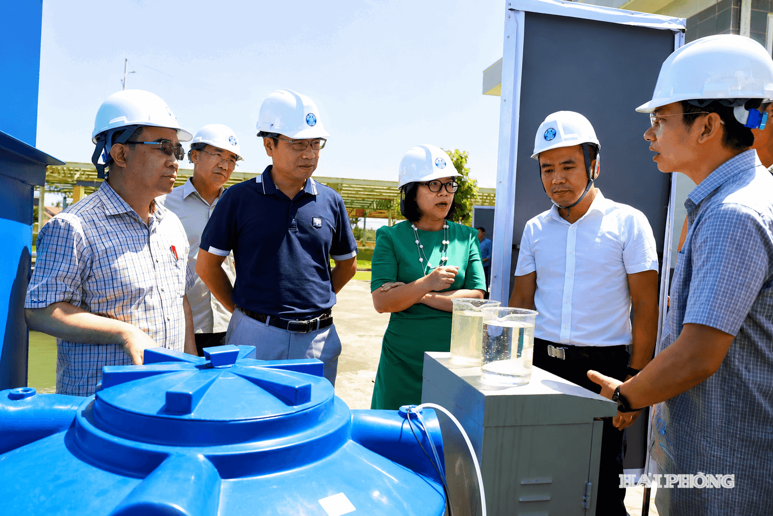 Công ty CP Cấp nước Hải Phòng khởi động mô hình thử nghiệm công nghệ xử lý nước bằng màng siêu lọc áp lực thấp tại Nhà máy nước Vật Cách.