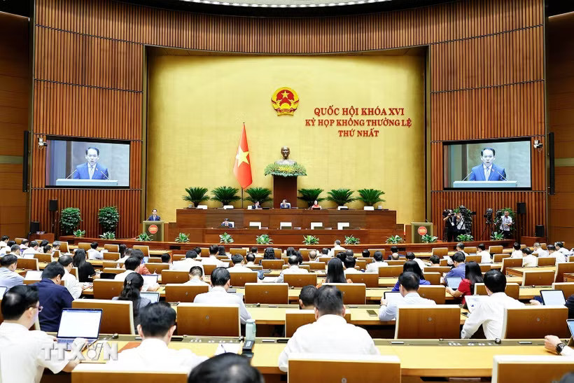 Quang cảnh phiên họp (Ảnh: Doãn Tấn/TTXVN)