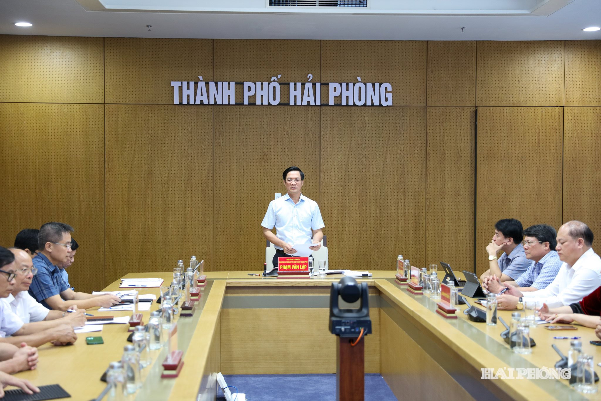 Đồng chí Phạm Văn Lập, Phó Bí thư Thành ủy, Chủ tịch Ủy ban MTTQ Việt Nam thành phố phát biểu kết luận