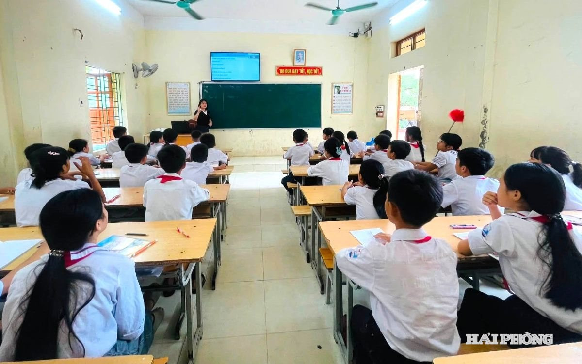 Hiện Đoàn xã Vĩnh Thịnh đã tổ chức được 2 lớp dạy tiếng Anh miễn phí cho thiếu nhi.