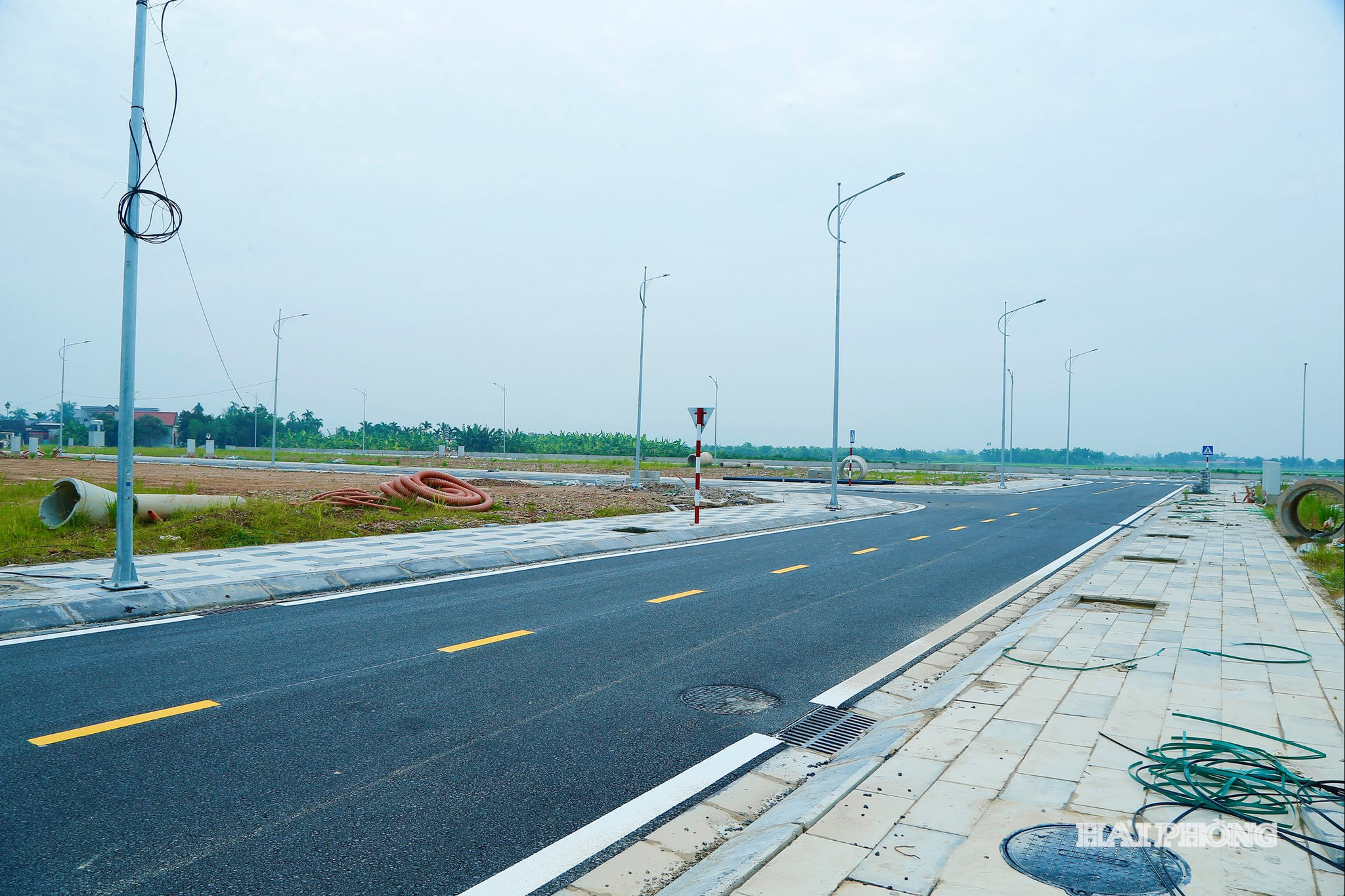 Khu tái định cư phục vụ giải phóng mặt bằng Dự án đường sắt cao tốc tại xã An Khánh.