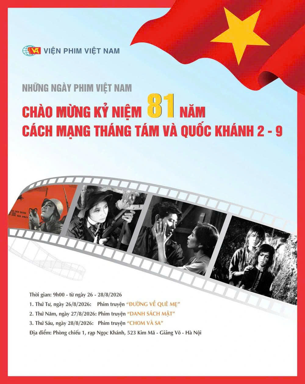 Loạt phim Việt về lịch sử, văn hóa được giới thiệu dịp Quốc khánh 2/9 - Ảnh 1. Loạt phim Việt về lịch sử, văn hóa được giới thiệu dịp Quốc khánh 2/9 - Ảnh 1.