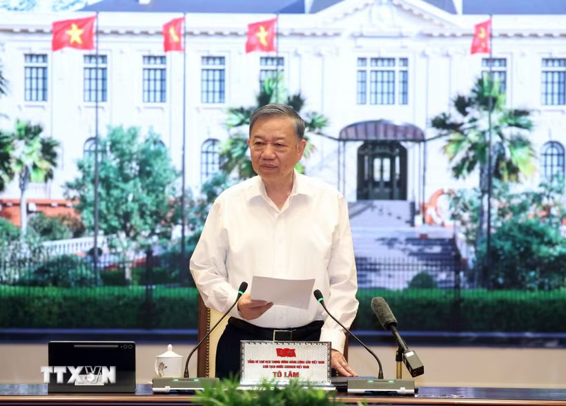 Tổng Bí thư, Chủ tịch nước Tô Lâm. (Ảnh: Thống Nhất/TTXVN)
