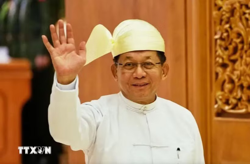 Tổng thống Myanmar Min Aung Hlaing. (Ảnh: AP/TTXVN)