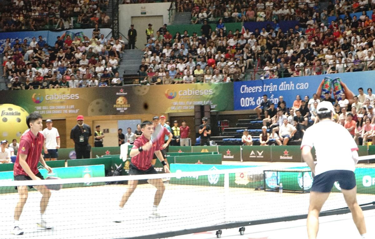 Đội tuyển pickleball Việt Nam không thể gây bất ngờ trước Mỹ ở chung kết World Cup 2026 - Ảnh 1.