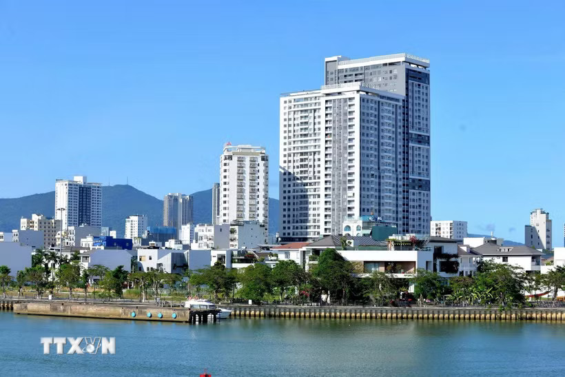 Nhiều dự án căn hộ ở Đà Nẵng được hình thành. (Ảnh: Hải Âu/TTXVN)