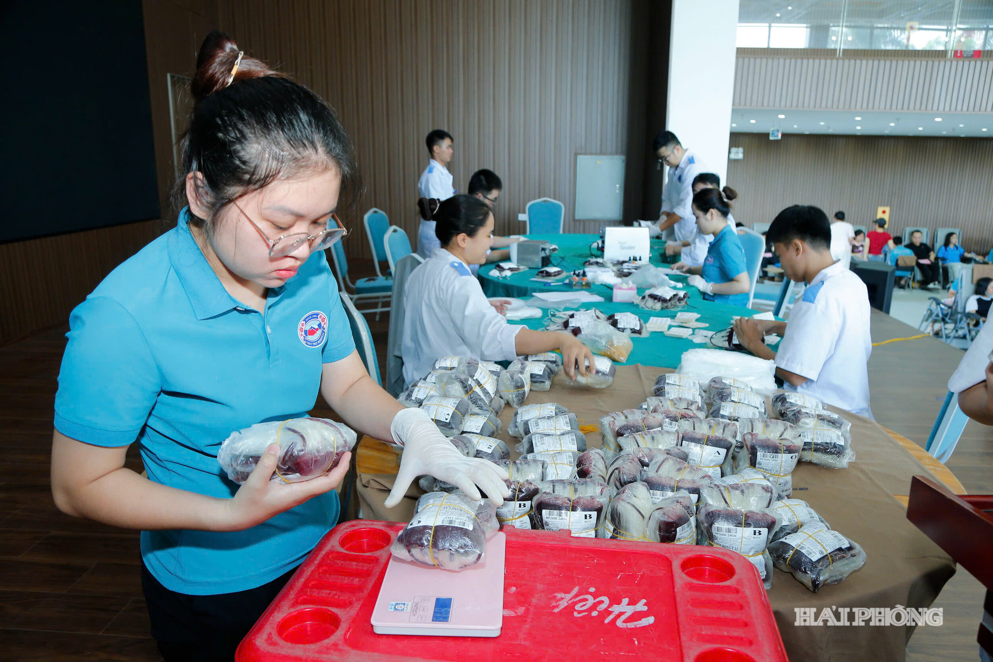 Ban tổ chức thu được 772 đơn vị máu đạt chuẩn. 