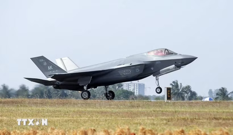 Tiêm kích F-35A Lightning II của Mỹ. (Ảnh: ANI/TTXVN phát)