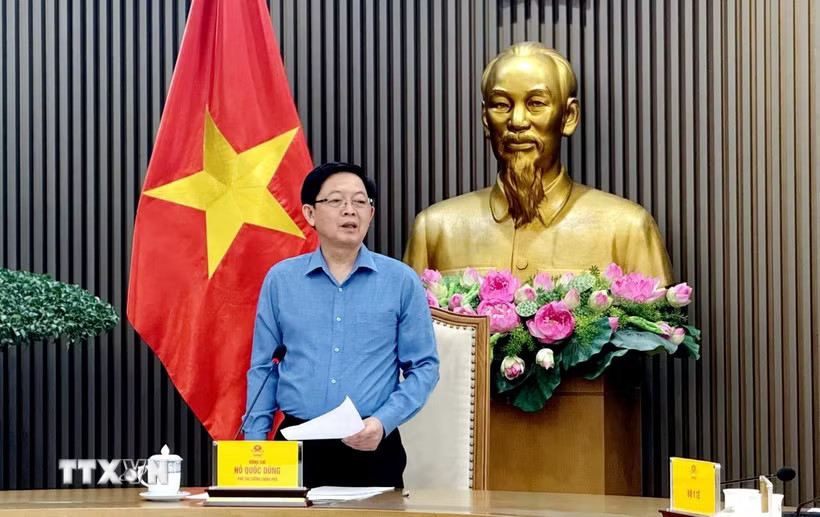 Phó Thủ tướng Hồ Quốc Dũng phát biểu chỉ đạo tại cuộc họp. (Ảnh: Diệp Trương/TTXVN)