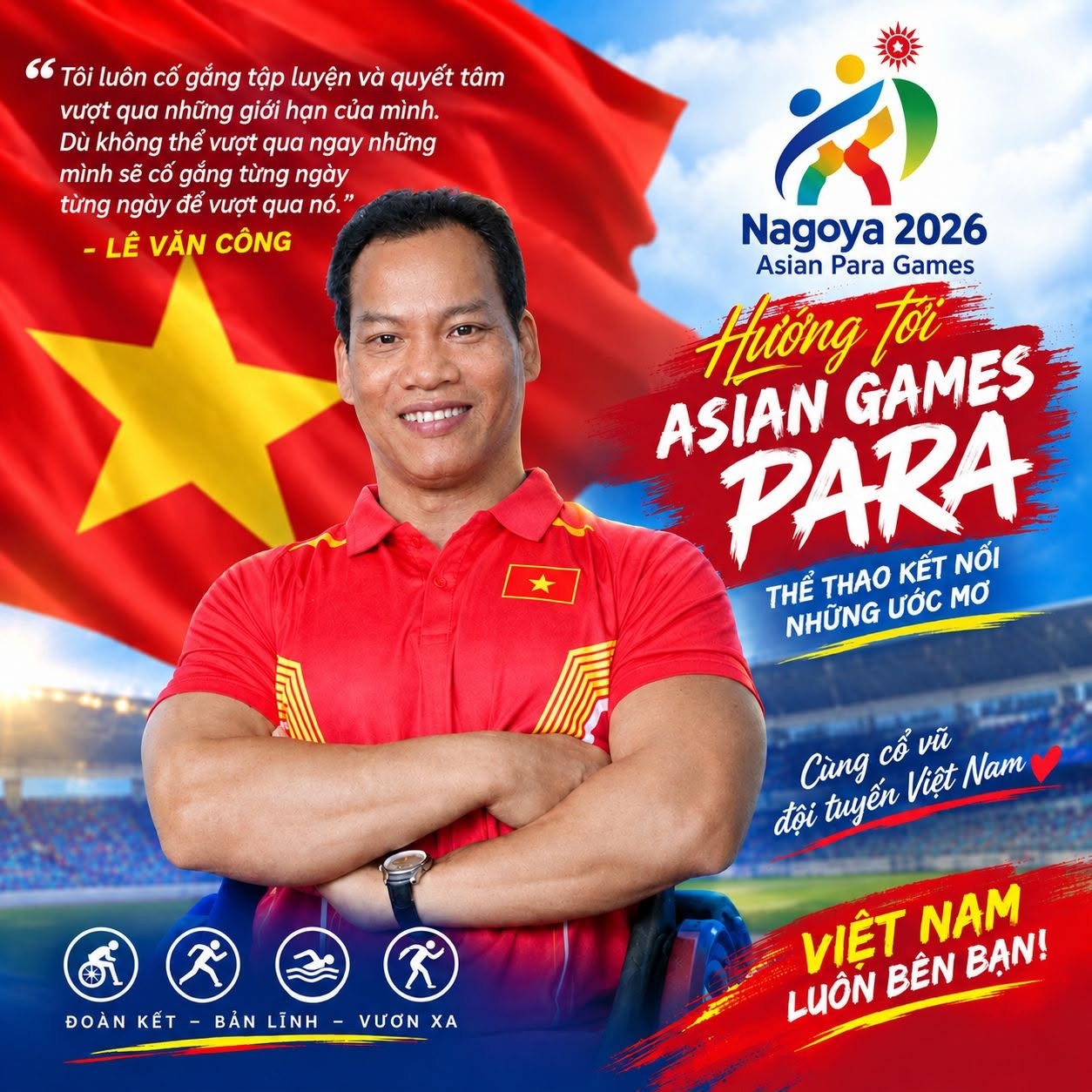 Asian Para Games 2026: Đoàn Việt Nam và bài toán vượt giới hạn - Ảnh 1.
