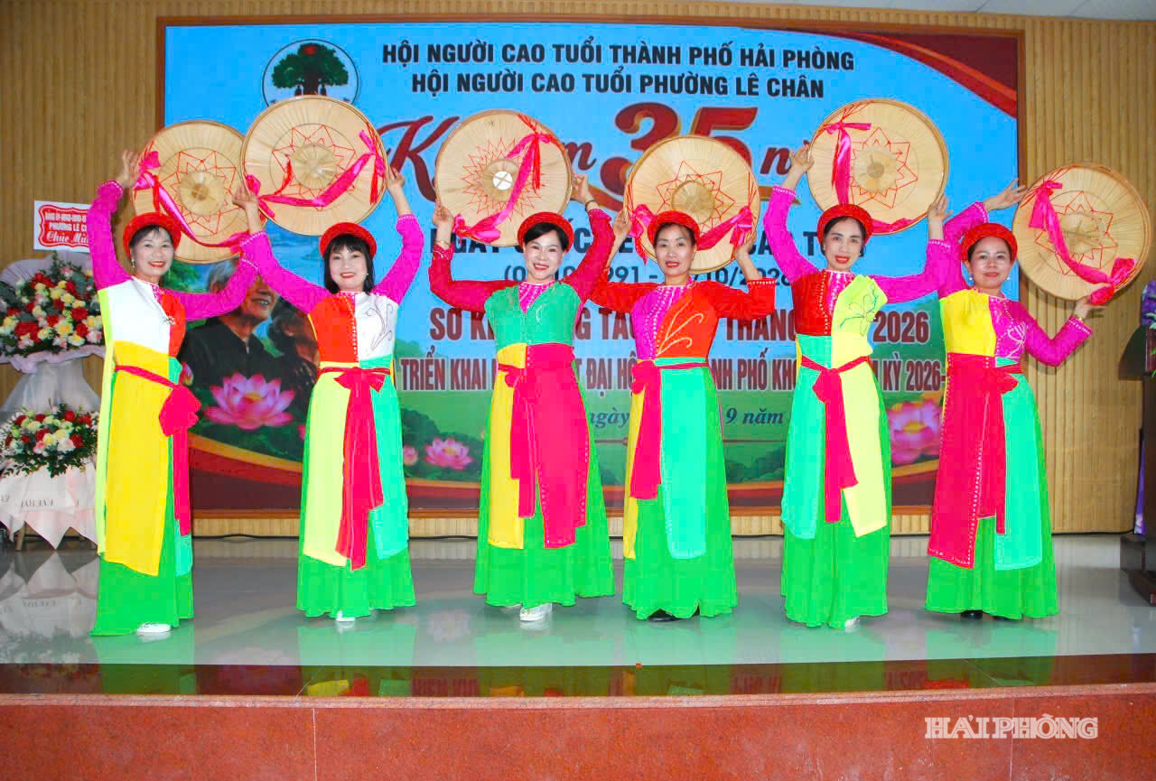 Hội Người cao tuổi phường Lê Chân tổ chức các hoạt động kỷ niệm Ngày quốc tế Người cao tuổi năm 2026.
