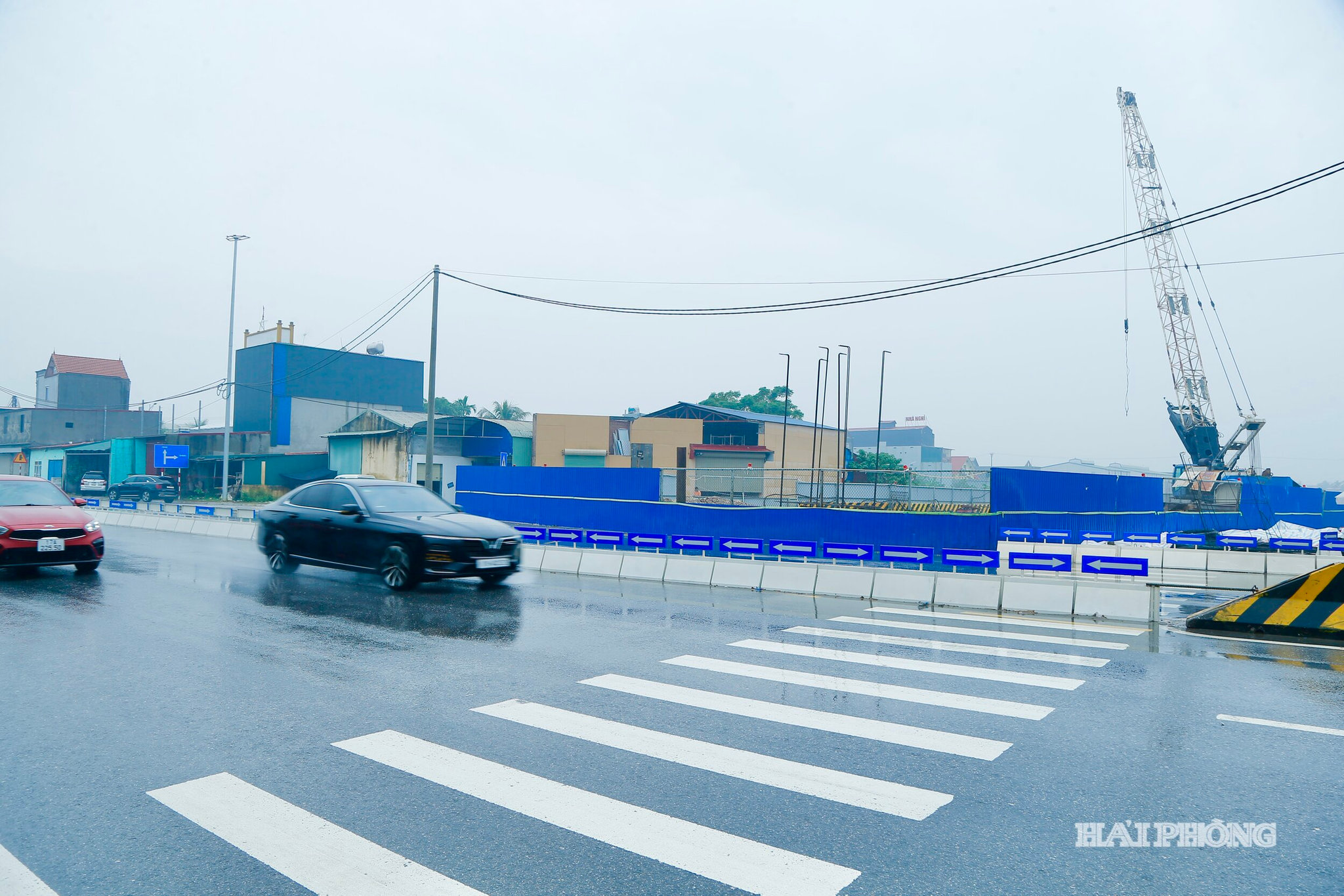 Điểm giao cắt với đường 10 Dự án đầu tư xây dựng tuyến đường từ đường 354 (huyện Tiên Lãng) đến Quốc lộ 10 (huyện Vĩnh Bảo).