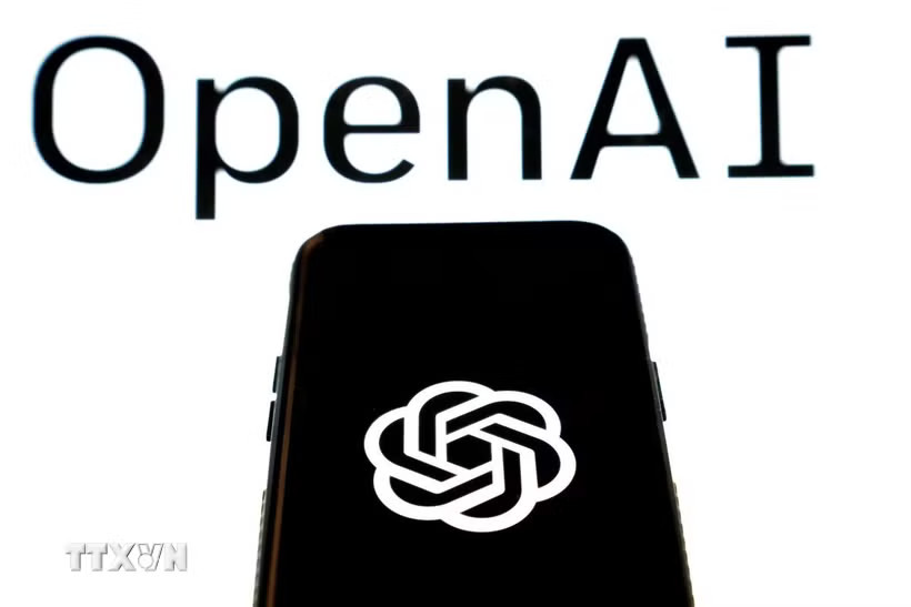 Biểu tượng ChatGPT của Công ty OpenAI tại một văn phòng ở Washington DC. (Ảnh: philstar.com/TTXVN)