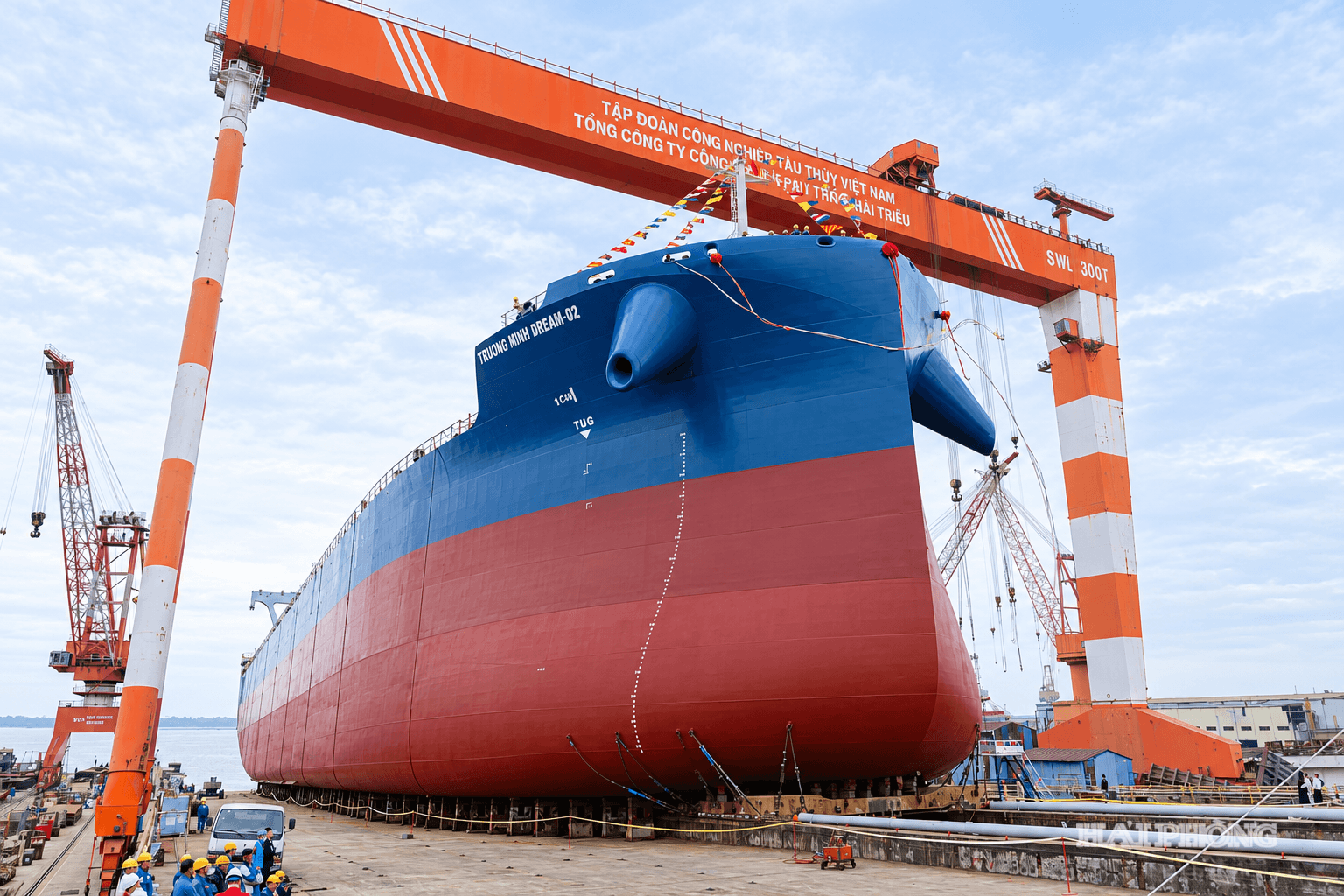 Công ty TNHH một thành viên Đóng tàu Nam Triệu ký kết nhiều đơn hàng mới tạo đà để đạt mục tiêu doanh thu năm 2026 và các năm tiếp theo.