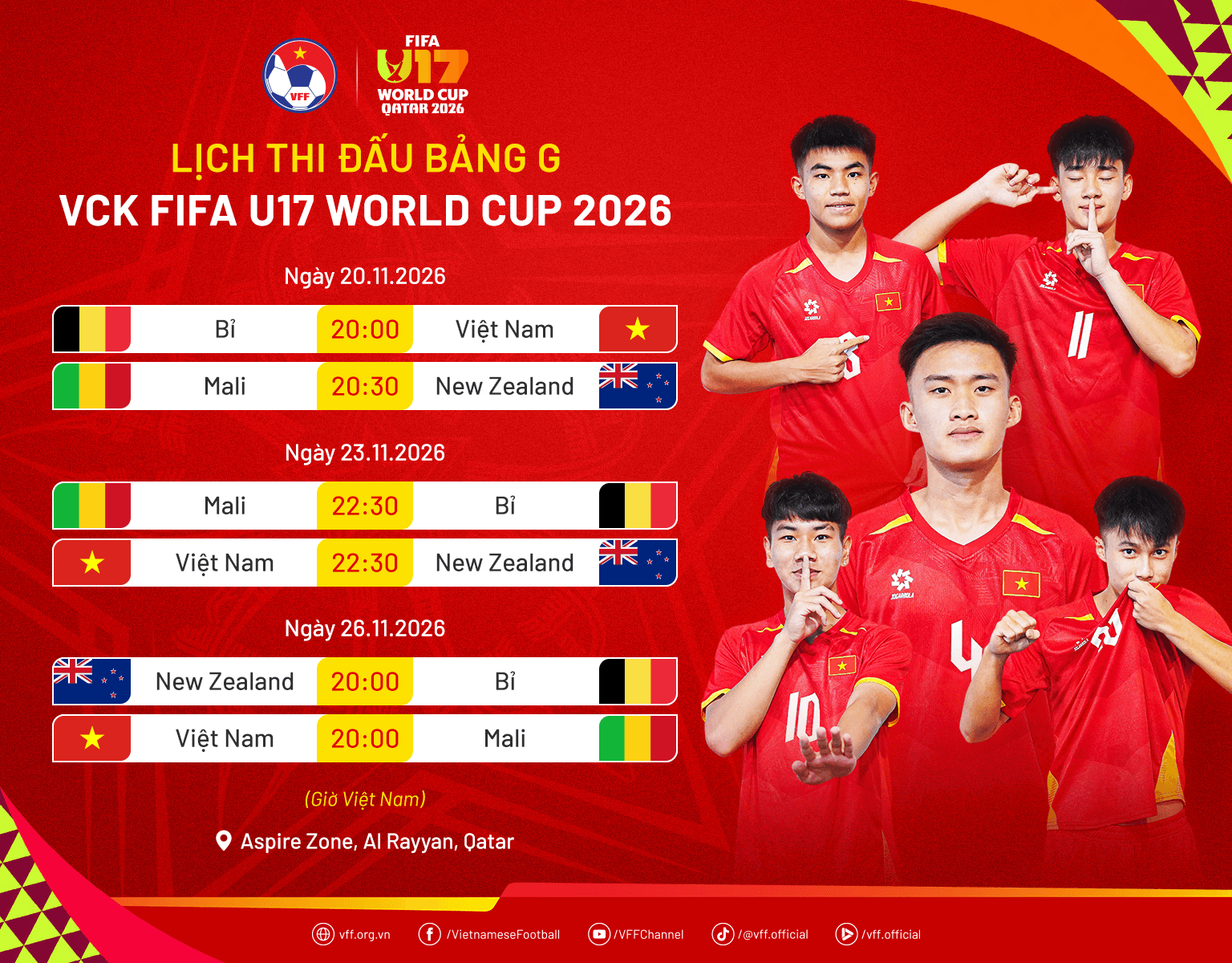 U17 Việt Nam sang Hàn Quốc, đá 3 trận giao hữu trước thềm World Cup 2026 - Ảnh 2.
