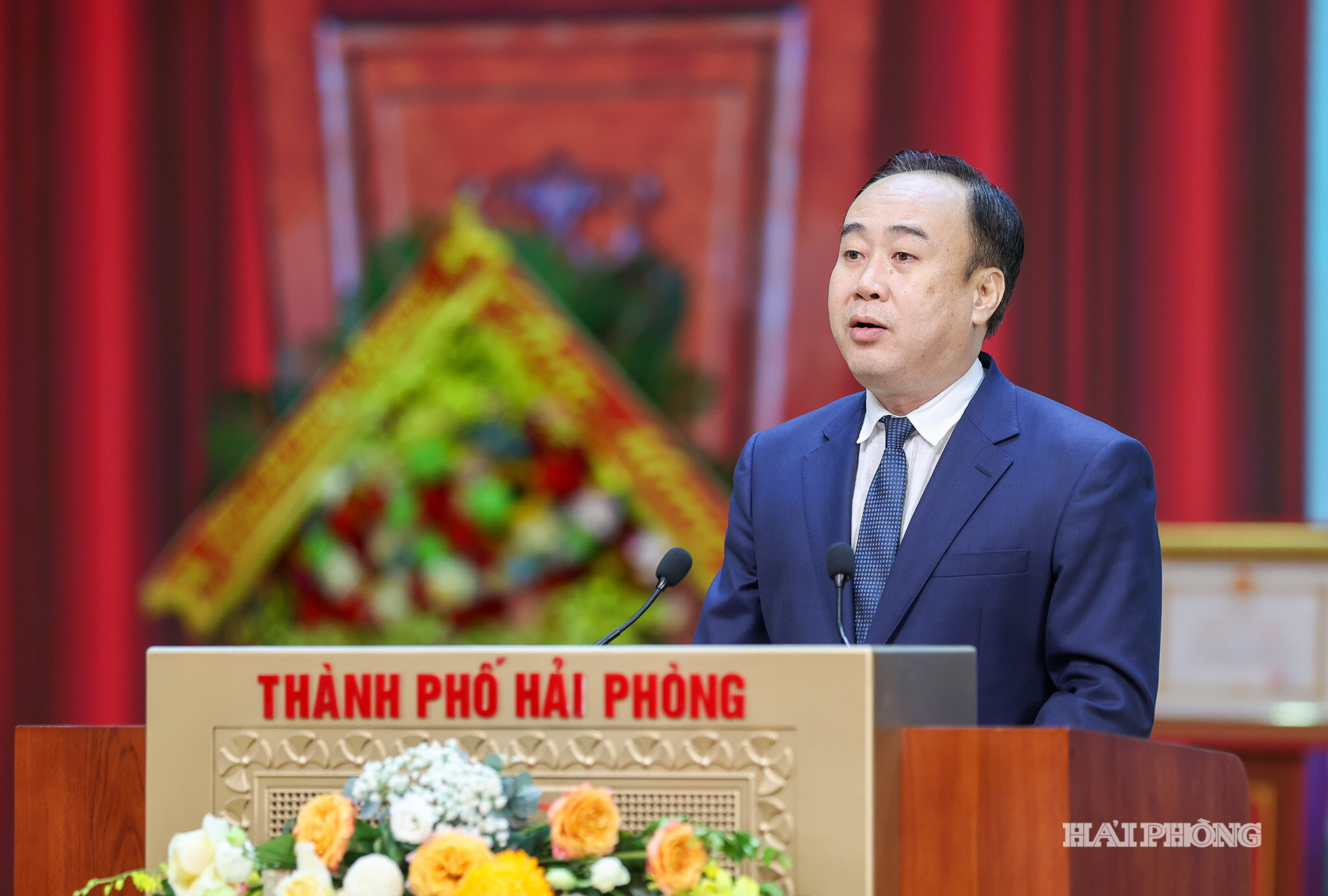 Đồng chí Nguyễn Sỹ Hiệp, Ủy viên Ban Chấp hành Trung ương Đảng, Phó Bí thư Thường trực Thành ủy phát biểu tiếp thu và bế mạc buổi lễ