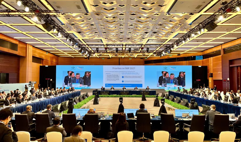 Với vai trò là nền kinh tế chủ nhà Năm APEC 2027, Bộ trưởng Ngô Văn Tuấn đã công bố đề xuất bốn chủ đề ưu tiên của Việt Nam trong Tiến trình FMP 2027. (Ảnh: BTC)