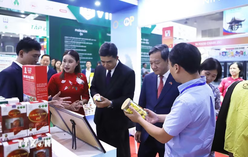 Dự kiến, phiên đối thoại “Doanh nghiệp Việt Nam Go Global-Cơ hội và con đường phía trước” sẽ tập trung thảo luận về cơ hội tiếp cận thị trường.(Ảnh: Xuân Tú/TTXVN)