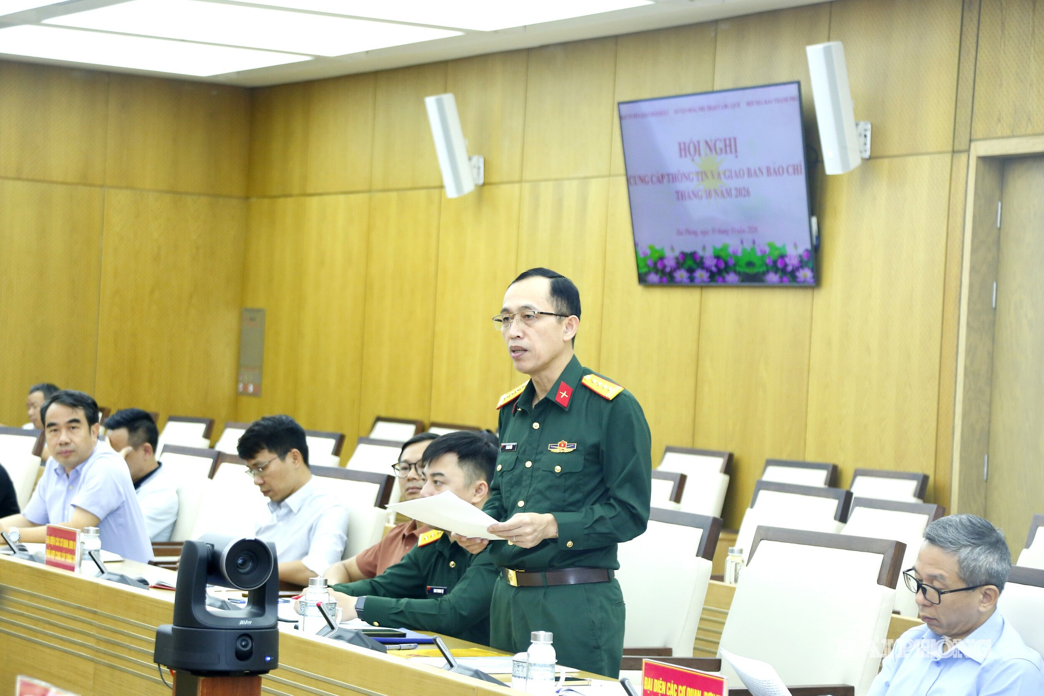 Đại diện các cơ quan đơn vị cung cấp thông tin tại Hội nghị