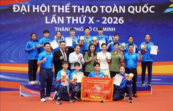 Muay giành 6 HCV, Hà Nội vươn lên dẫn đầu Đại hội Thể thao toàn quốc 2026 - Ảnh 1.