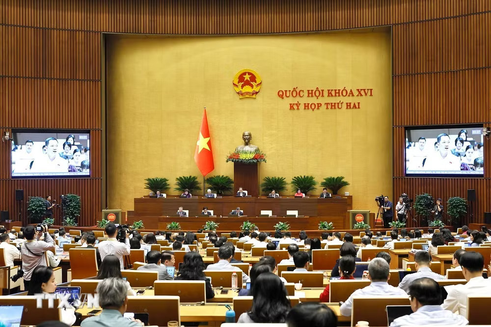 Quang cảnh phiên họp. (Ảnh: Doãn Tấn/TTXVN) ttxvn_quoc-hoi-tiep-tuc-thao-luan-ve-tinh-hinh-thuc-hien-ke-hoach-phat-trien-kinh-te-xa-hoi-nam-2026-2.jpg