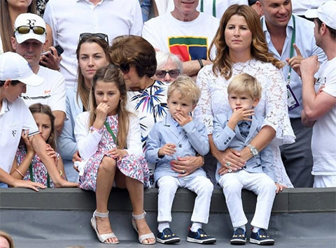 Federer và Mirka có với nhau 4 đứa con