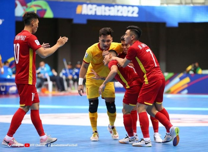 ĐT Futsal Việt Nam đã có màn trình diễn xuất sắc. (Ảnh: VFF). 