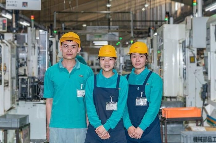 Ba thực tập sinh Việt Nam làm việc tại Công ty Mimatu, tỉnh Niigata - Nhật Bản