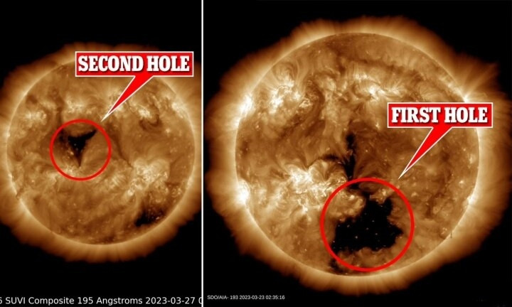 Xuất hiện 'lỗ hổng' khổng lồ trên Mặt Trời, Trái Đất sắp đối mặt với siêu bão từ - 1