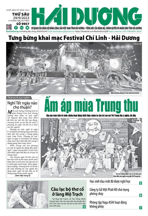 Số 9957 - Tháng 09-2023