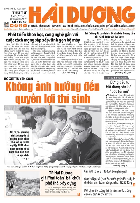 Số 10340 - Tháng 3-2025