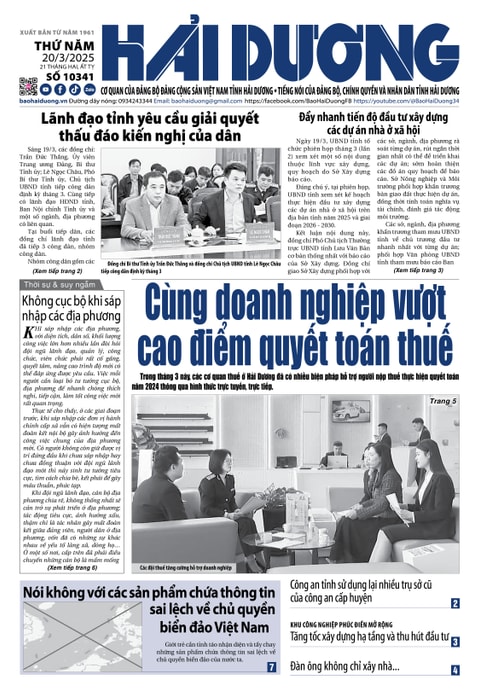 Số 10341 - Tháng 3-2025