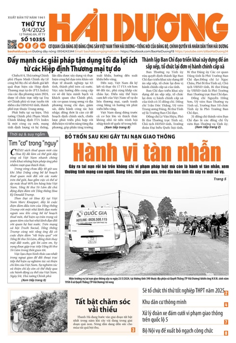 Số 10355 - Tháng 4-2025