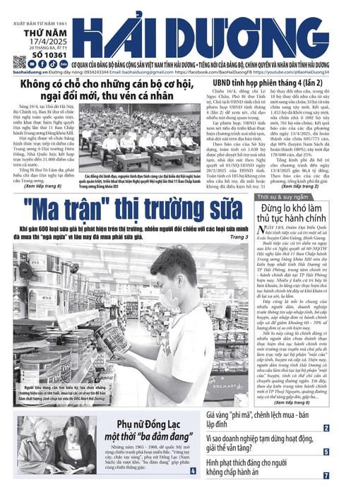 Số 10361 - Tháng 4-2025