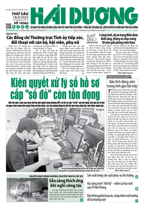 Số 10362 - Tháng 4-2025