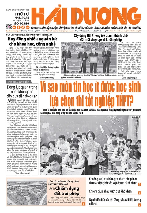 Số 10380 - Tháng 5-2025