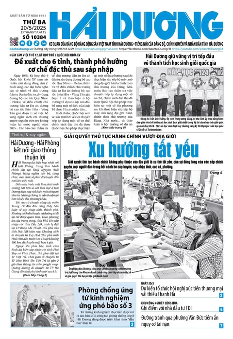Số 10384 - Tháng 5-2025