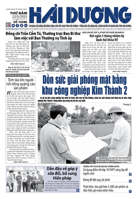 Số 10386 - Tháng 5-2025