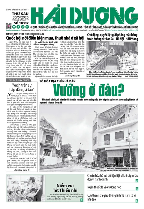 Số 10392 - Tháng 5-2025