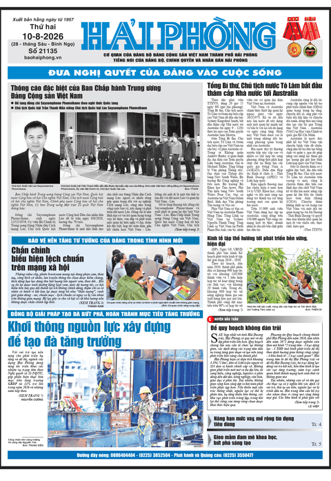  Số 21135 - Tháng 8 - 2026 