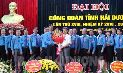 Đại hội Công đoàn tỉnh lần thứ XVIII