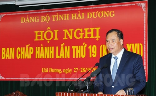 Khai mạc Hội nghị lần thứ 19 Ban Chấp hành Đảng bộ tỉnh khóa XVI